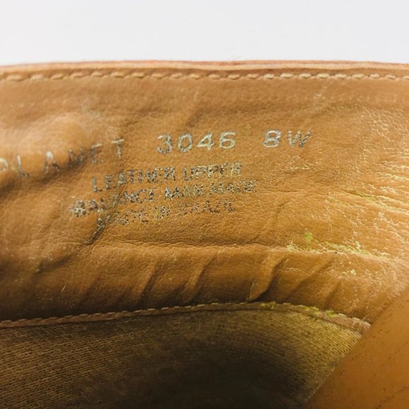 Cloud Walker “Planet” Tan Leather Western Mule 8 - Picture 8 of 8